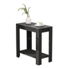 Traditional Sofa Side Table End Table Double Layer Plant Stand Vase Book Display