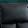 PU Leather Recliner Chairs with Cup Holders Push Back Reclining Sofa Living Room