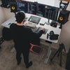 Flamaker 140x70 cm Electric Standing Desk Height Adjustable Computer Desk