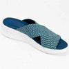Ladies Stretch Cross Orthotic Slide Sandals Platform Slipper Casual Beach Shoes