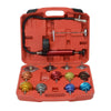 15PCS Radiator Pressure Tester Kit Cooling System Test Detector Set tools UK