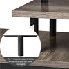 Industrial TV Table Wood TV Stand Console Cabinets with Shelves for Living Room