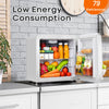 Adjustable Mini Fridge Compact Portable Refrigerator for Car Home Office Dorm