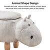 Upholstered Animal Shaped Ottoman Ride-on Footrest Stool Rest Seat TOY Kids New
