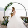 Round Wedding Arch Frame Circle Flower Balloon Archway Backdrop Stand Prop Decor