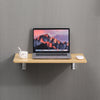 60cm Wall Mounted Folding Table Floating Desk for Small Spaces Hanging Table