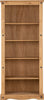 CORONA TALL BOOKCASE BOOK SHELF SHELVING BOOK RACK ORGANIZER DISTRESSED