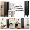 5-Tier Bathroom High Cabinet Freestanding Storage Cabinet Organizer 2 Shelves