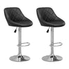 1/2/4/6x Bar Stools Gas Lift Swivel Faux Leather Kitchen Breakfast Counter Salon