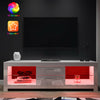 Modern LED TV Stand Unit Cabinet Living Room Set Entertainment High Gloss Doors