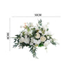 Artificial Rose Hydrangea Flowers Bouquet Leaves Balls Wedding Home Garden Decor