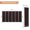 6-Panel Room Divider Folding Privacy Screen Partition Protective Wall Divider