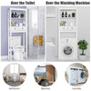 Over The Toilet Bathroom Storage Shelf Space-Saving Organizer with 2 Drawers