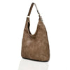 Khaki Slouch Bag Womens Large Tote Cross Body Ladies Shoulder Handbag