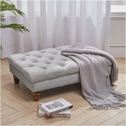 Chesterfield Footstool/coffee table, pouffe 90 x 60x 30cm W*D*H