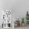 4 Tier Bookcase MDF Shelving Unit Storage Book Shelf Wooden for Living Room