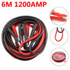 Heavy Duty 1200AMP Car Van Jump Leads 6 METRE Booster Cables Start Recovery New