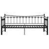 Pull-out Sofa Bed Frame Black Metal 90x200 cm GHB