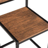 Small Table and 2 Chairs Metal Bar Set Kitchen Dining Breakfast Stools Furniture