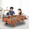 27" Foosball Table Football Game Soccer Family Play Fun Desk Wooden Free Stand
