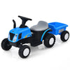 Kids Ride on Tractor and Trailer 6V Battery Powered Electric Toy Car Light Music