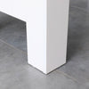 Dining room furniture breakfast bar table space saver white & grey colour