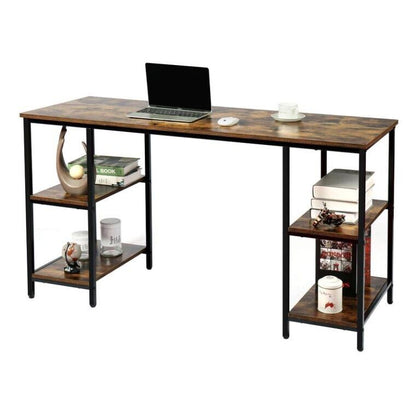 Office Table Desk Study Work Gaming School PC Workstation Open Storage 140cm
