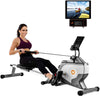 Home Gym Folding Magnetic Resistance Rowing Machine LCD 8 Levels Fitness Cardio
