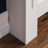 Radiator Cover White Unfinished Modern Traditional Wood Grill Cabinet Shelf MDF