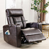 Gaming Recliner Chair Cinema Armchair PU Leather Electric Recline Single Sofa QA