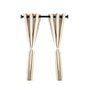 2 Panels Beige Curtain Blackout Ring Top Drapes for Bedroom Drapes Curtains