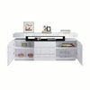 Modern TV Stand High Gloss Unit Cabinet With RGB LED Light 2 Doors & 3 Drawers