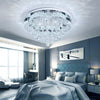 60cm LED Flower Crystal Ceiling Light Chandelier Living Room Dining Room 48W