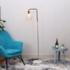 Modern Floor Lamp Geometric Lampshade Solid Marble Base Home