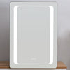 Illuminated LED Bathroom Mirror Cabinet Vanity Light Sensor Demister Pad Clock