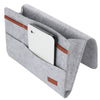Bed Organizer Storage Caddy Pocket Felt Bedside Phone Book Remote Holder Bag