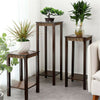 2-Tier Console Table End Side Sofa Side Table Bonsais Plant Stand Display Decor