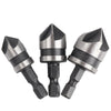 3pcs 1/4" Hex 12/16/19mm Countersink Bit Bore Set Wood Metal Impact Drill Boring
