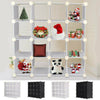 16 PAIRS INTERLOCKING CUBES SHOE ORGANIZER STORAGE RACK DISPLAY STAND UK SELLER