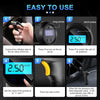 UK Car Tyre Inflator Cordless Digital Touch Air Compressor Pump USB Rechargeable