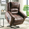 Electric Power Lift Recliner Chair Massage Armchair PU Leather Single Sofa NS