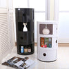 Bedside Table Drawers Cabinet Bedroom Furniture Storage Nightstand Space Saving