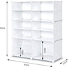 Plastic Storage Wardrobe Clothes Shoe Shelf Organizer Cupboard Closet Cabinet