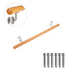 Wooden Stair Handrail Bracket Set Elderly Children Loft Safety Banister Stairway