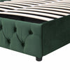 Upholstered Bed Velvet Ottoman Storage Lift Bed Frame Double King Size Bed Frame