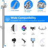 Pro 100%Stainless Steel Heavy Duty C Stand Photography Light Stand w/Holding Arm