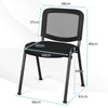 5PCS Office Guest Chairs Stackable Meeting Room Chairs Conference Mesh Chairs