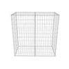 Gabion Basket Wire Retaining Wall Outdoor Garden Patio Design Steel Multi Sizes