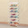 8 Tier Shoes Storage Rack Stand Shelf Organiser Holder Metal Tubes for 24 pairs
