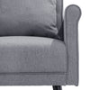 Vintage Living Room Armchair Linen Upholstered Accent Sofa Chair with Cushion